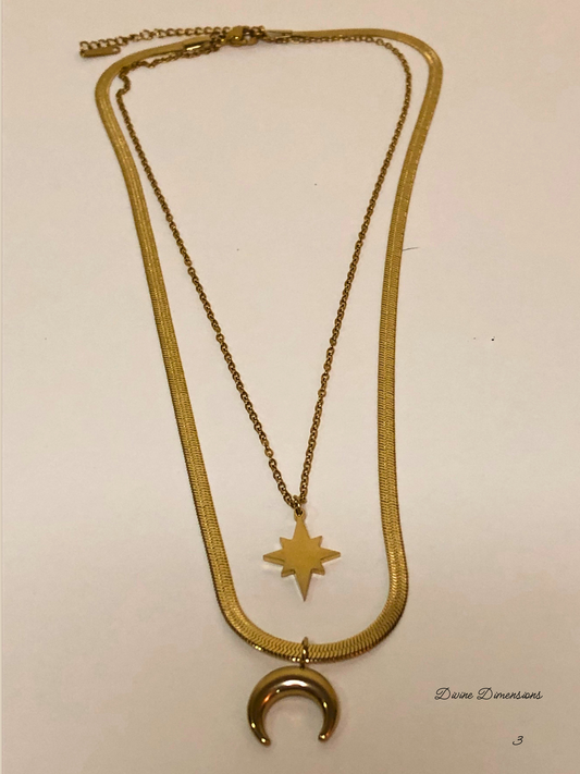 The Nights' Compass Necklace