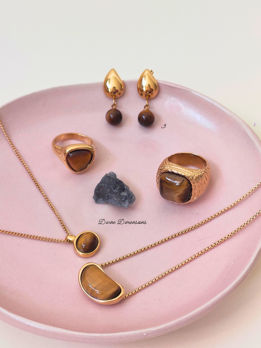 Tigers Eye Bold Ring